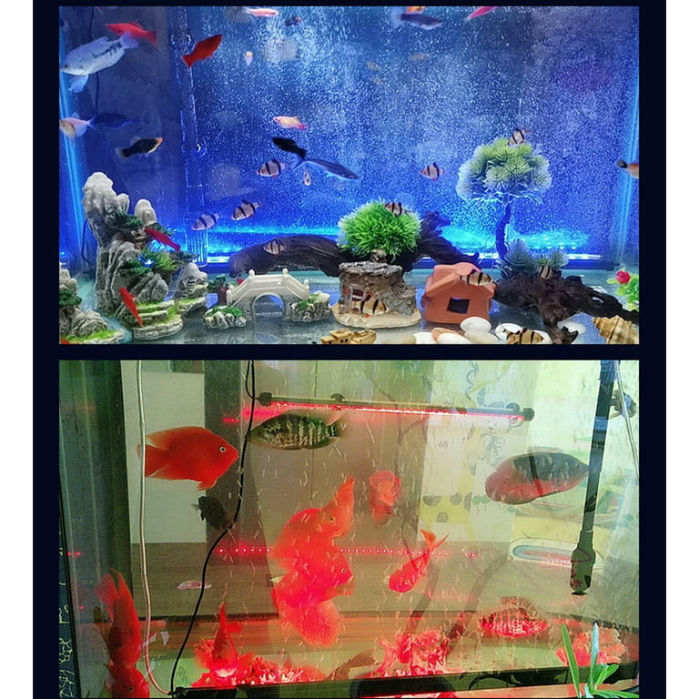 LED 7 Colors Change Aquarium Light Fish Bowl Submersible Light Air