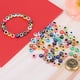 thumbnail image 3 of Cuentas de Ojo Maligno Uxcell, 100 Pcs 8mm Encanto Redondo Plano de Ojo Maligno, Azul, 3 of 7