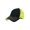 Black/Neon Yellow, variant on Top Headwear Heavy Cotton Twill Trucker Cap w/ Neon Mesh - Dark Grey/Neon Yellow
