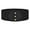 R-Black, variant on SUOSDEY Women Wide Elastic Belts for Dresses Stretchy Braided Leather Belt