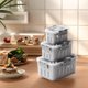 thumbnail image 5 of Caja Almacenamiento Organizadores para Refrigerador Contenedores Con Tapa Gran Capacidad Mantener Los Alimentos Frescos, 5 of 9