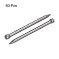 thumbnail image 3 of Finishing Nails 50 Pack 35mm 1-3/8 Inch Hand-Drive Hardware Carbon Steel Lost Head Nails, 3 of 5