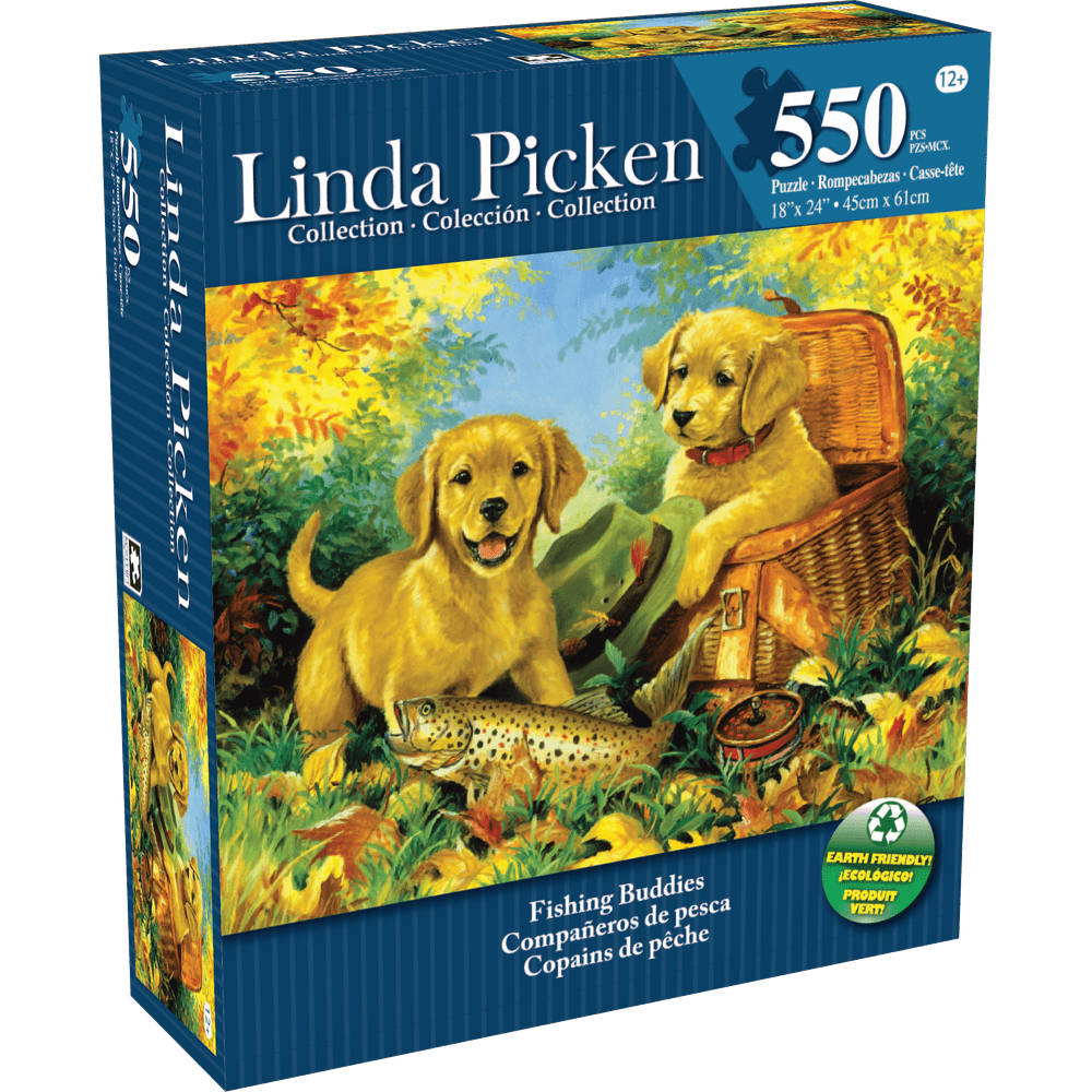 550 PCS PUZZLE FISHING BUDDIES 24"x18"