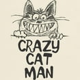 thumbnail image 3 of CafePress - CRAZY CAT MAN T Shirt - Men's Classic Graphic T-Shirt, 3 of 4