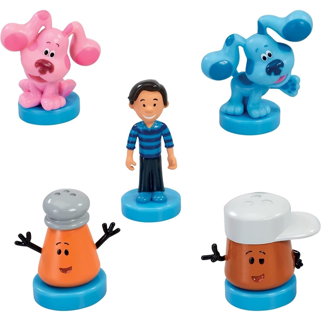 Blue's Clues & You! Sammelfiguren-Set – 4 Figuren Inkl. Blue, Magenta, Josh & Schaufel