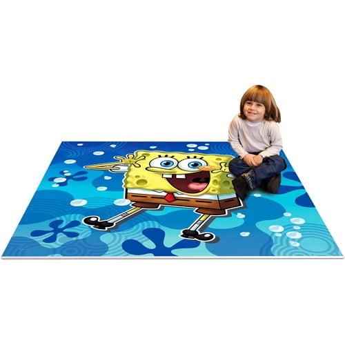 Nickelodeon Spongebob Soft Eva Play Mat 4 X 4 Walmart Com