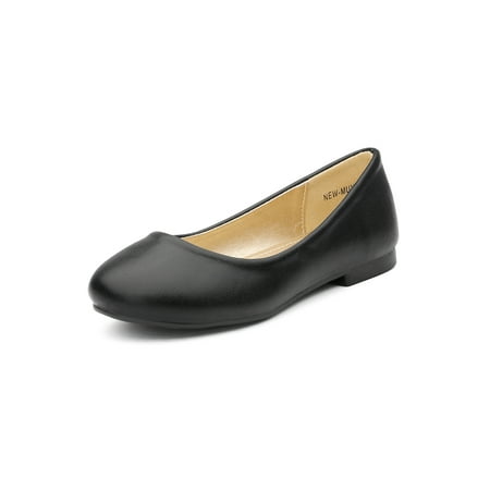 

Dream Pairs Girls Dress Shoes Slip on Ballerina Flats（Toddler/Little Kid/Big Kid) NEW-MUY BLACK/PU Size 11