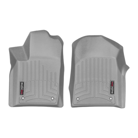 WeatherTech Custom Fit FloorLiners compatible with Durango, Grand Cherokee - 1st Row (Driver & Passenger), Grey