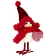 thumbnail image 5 of Northlight Bird with Scarf and Winter Hat Christmas Standing Figure - 8.5" - Red and White, 5 of 8