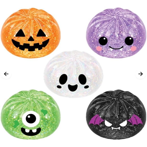 Spooky Steamers Dumpling Squishy Toy, Halloween Squeeze Surprise Squishies, Soft Sensory Fidget Toy, Halloween Party Favors, Goodie Bag Fillers Gifts