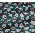 thumbnail image 4 of oneOone Cotton Jersey Dark Teal Green Fabric Halloween Sewing Craft Projects Fabric Prints By Yard 58 Inch Wide, 4 of 4