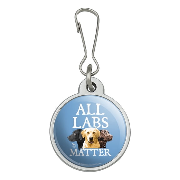 All Labs Matter Labrador Dogs Jacket Handbag Purse Luggage Backpack Zipper Pull Charm