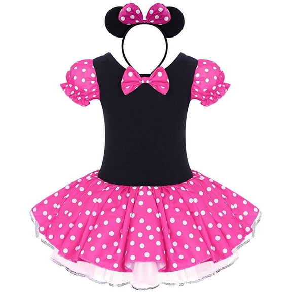 KAWELL Mini Mouse Female Fancy-Dress Costumes for Toddler, Child 12-18 Months