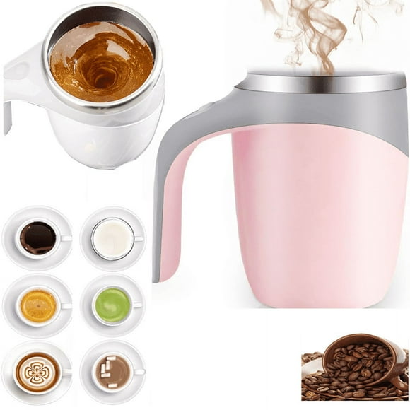 EIGTHTAIL self stirring coffee mug,magnetic stirring coffee mug self heating coffee mug Rechargeable Automatic Stirring Coffee Mug Office Reusable Coffee Mug Rechargeable Self Stirring