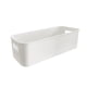thumbnail image 1 of Inteprter Caja de almacenamiento blanca resistente y duradera con cesta de almacenamiento de lados pulidos adecuada para a largo plazo Almacenamiento y organización del hogar Blanco, 1 of 6