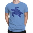 thumbnail image 2 of Tribal Sea Turtle Art Design Men's T-shirt, 2 of 3