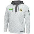 thumbnail image 2 of Men's Colosseum Arctic Camo Oregon Ducks OHT Military Appreciation Quarter-Zip Hoodie, 2 of 4