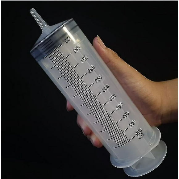 Syringe 500 Ml Large Capacity Syringe Reusable Pump Measuring With 1m Tube Feeding Ink