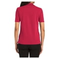 thumbnail image 2 of Womens Rapid Dry Cotton/Polyester Polo T-Shirt Red Large, 2 of 6