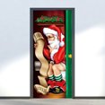 thumbnail image 4 of Calcomanía para Puerta de Papá Noel onlyliua Liquidación Prime Papel Tapiz Decorativo, 4 of 5