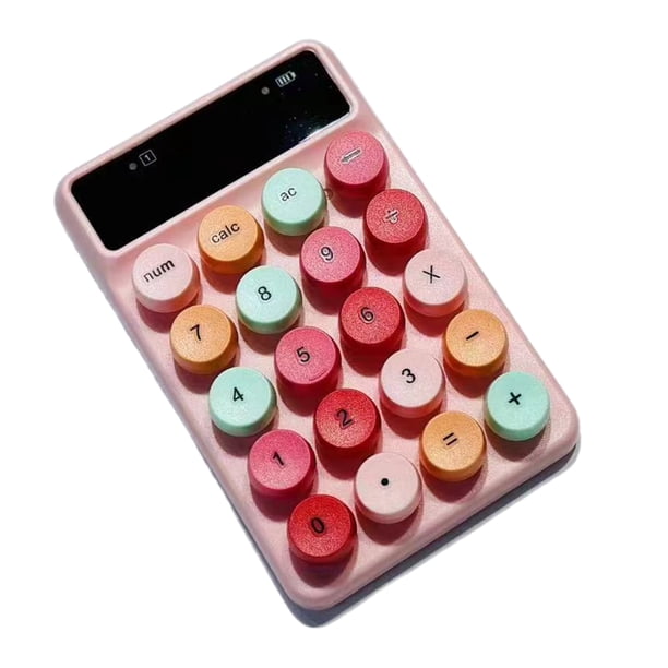 Teclado numérico portátil de 20 teclas de contabilidad financiera para entrada de datos