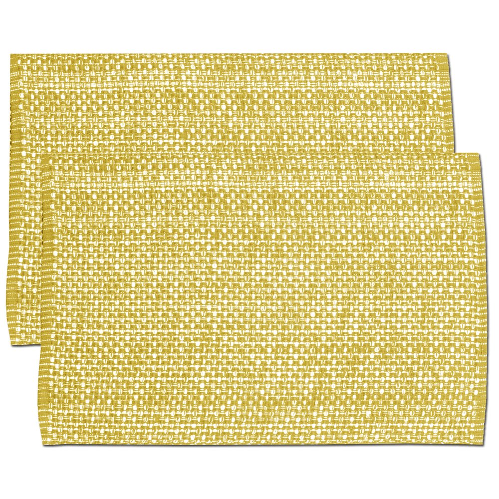 Lintex Trends Collection Two Tone Woven Placemat 100 Cotton 10" x 19