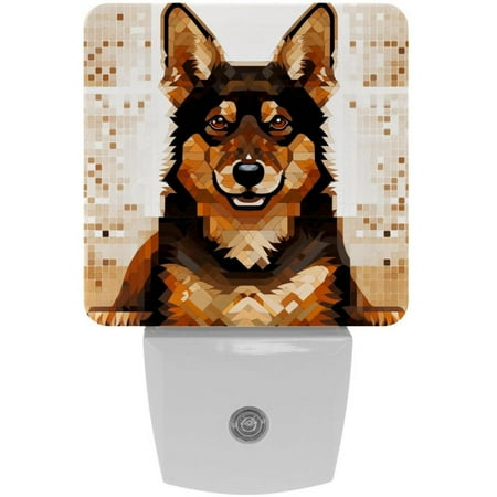 

Pixel dog LED Square Night Light - Energy Efficient and Stylish Illumination for any Room