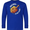 thumbnail image 3 of Inktastic Hanukkah Dreidel Game Long Sleeve Youth T-Shirt, 3 of 5