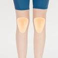 thumbnail image 2 of Silicone Knee Pads for Skating with Adhesive for Secure Fit Beige Color Comprehensive Protection, 2 of 6
