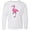 AA-White, variant on Inktastic Ladylike Flamingo Long Sleeve Youth T-Shirt