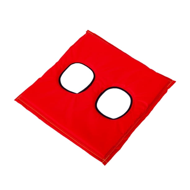Tapete sensorial para niños, tapete de salto preescolar, tapete de juego para niños Rojo 42cmx42cmx2cm