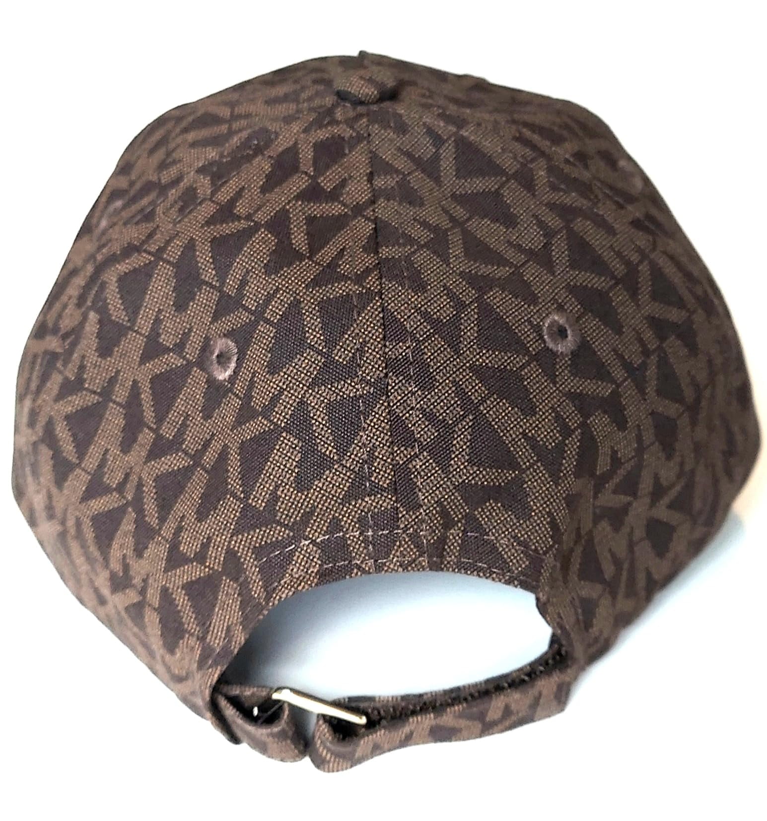 Michael Kors MK Signature Hat Logo Print Cotton Baseball Cap 