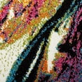 thumbnail image 6 of Home Dynamix Splash Avant Contemporary Abstract Area Rug, White/Pink, 5'2" Round, 6 of 7