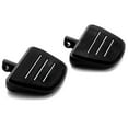 thumbnail image 2 of Krator Black Mini Board Floorboards Footpegs Compatible with 1994-2019 Harley Davidson Road King FLHR, 2 of 5