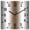 Brown, variant on Dark Grey White Wooden Wall Clock Silent Non Ticking, Farmhouse Ombre Color Modern Simple Square Wall Clocks Battery Operated, Decor Clock for Home Office, Living Room, Kitchen, 12 Inch