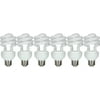 GE Energy Smart CFL Light Bulb: 20 Watt, 6-Pk