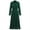Green, variant on Long Sleeve Dresses for Womens V Neck Swiss Dot Dresses Swing Cocktail Dresses Elegant Chic Smocked Maxi Dresses