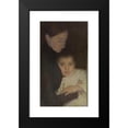 thumbnail image 2 of Pascal-Adolphe-Jean Dagnan-Bouveret 16x24 Black Modern Framed Museum Art Print Titled - Woman and Child, 2 of 5