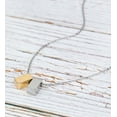 thumbnail image 5 of Mother Daughter Necklace - Two Rose Gold Infinity Cube Necklaces, Mothers Day Jewelry Birthday Gift with Gift Box and Box [Silver Rose Gold Cube, No-Personalized Card], 5 of 15