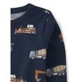 thumbnail image 2 of The Children's Place Baby & Toddler Boys Long Sleeve Printed Thermal Top, Sizes 6M-5T, 2 of 3
