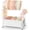 White, variant on Headband Holder Stand - Versatile Organizer for Scrunchies, Bows & Claw Clips - Compact Hair Accessories Storage for Girls, Women, Babies