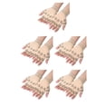 thumbnail image 3 of Minnieouse Guantes sin dedos para aliviar el dolor con terapia magnética, guantes compactos y ligeros para terapia de artritis, punto negro para Type2 NO2, 3 of 6