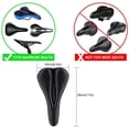 thumbnail image 5 of Funda para Sillín de Bicicleta, Funda de Gel para Sillín de Bicicleta, Cojín de Silicona para Sillín de Bicicleta, Hecho de Silicona y Esponja, Transpirable, Suave, para montaña MTB, Bicicleta de Carretera, para Hombres y Mujeres Rojo Verde, 5 of 5