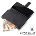 thumbnail image 4 of Leather Card Slots Zipper Magnetic Wallet Phone Case For Iphone 14 Pro Max/14 Pro/14 Plus Iphone 13 Pro Max/13 Pro/13 Mini/13 Iphone 12 Pro Max/12 Pro/12 Mini/12 Iphone 11/11 Pro/11 Pro Max Iphone X/x, 4 of 5