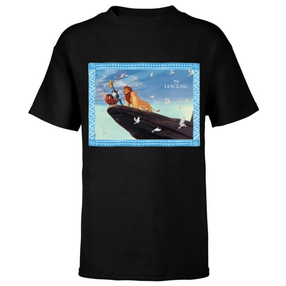 Disney The Lion King 30th Anniversary Pride Rock Finale - Short Sleeve T-Shirt for Kids - Customized-Black