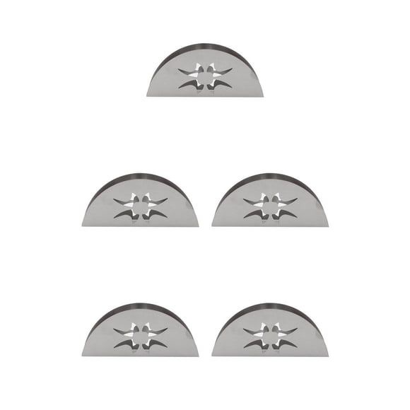 Servilletero de acero inoxidable Bewildely en forma de abanico Organizador Contenedor de pañuelos CBP103108