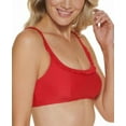 thumbnail image 2 of Tommy Hilfiger Women's Classic Fit Bikini Top, Scarlet, S, 2 of 3