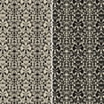 thumbnail image 7 of Oriental Furniture 6 ft. Tall Ebony Damask Canvas Room Divider - 3 Panel, 7 of 7