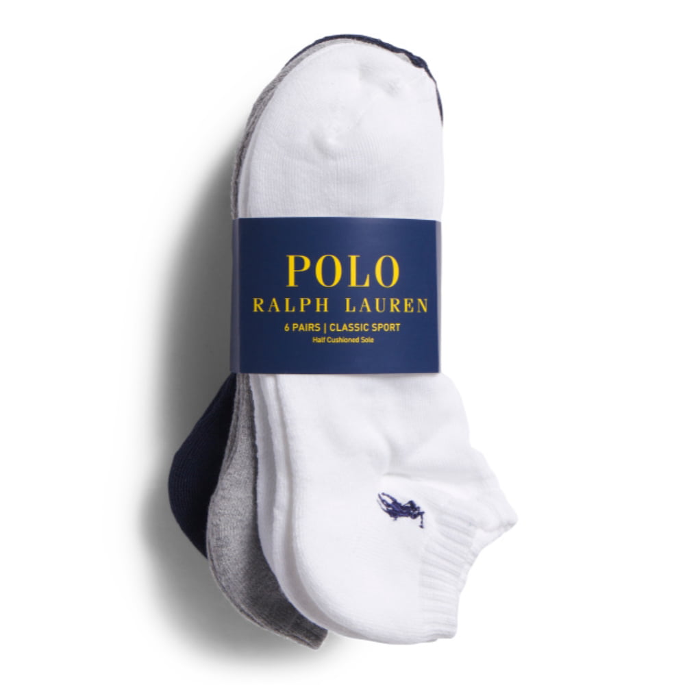 Polo Ralph Lauren - Polo Ralph Lauren Classic Sport No Show Socks 6 ...