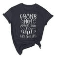 thumbnail image 2 of T-Shirt à Manches Courtes à Col Rond pour Femme, 2 of 7